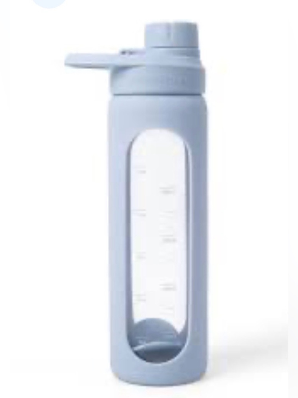 BLOGILATES NWT glass & silicone shaker bottle -19oz